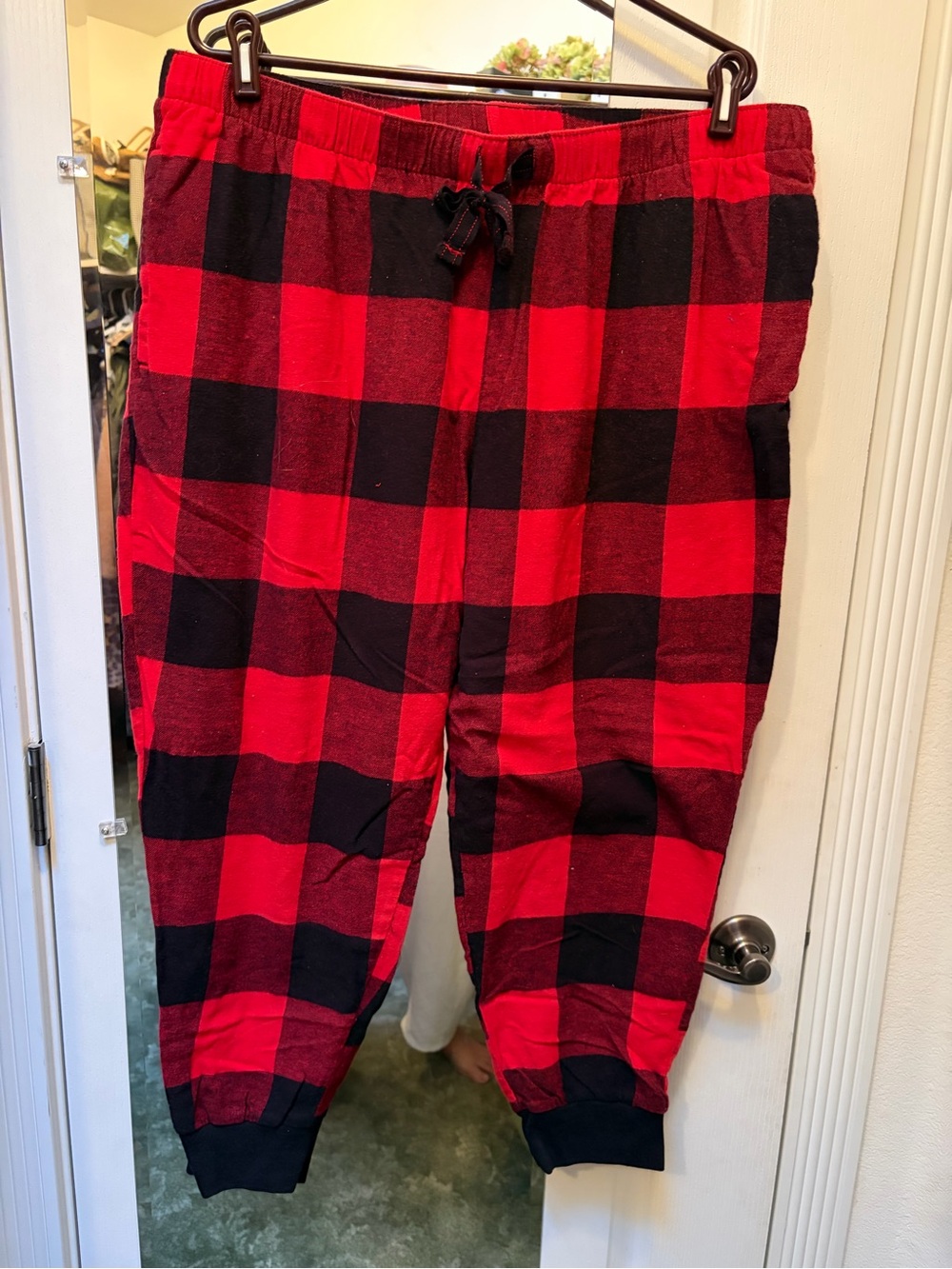 Old Navy Red and Black Buffalo Plaid Pajama Pants